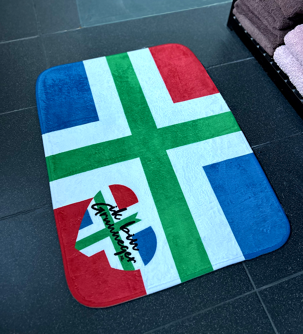 Groninger vlag badmat (70x50cm)
