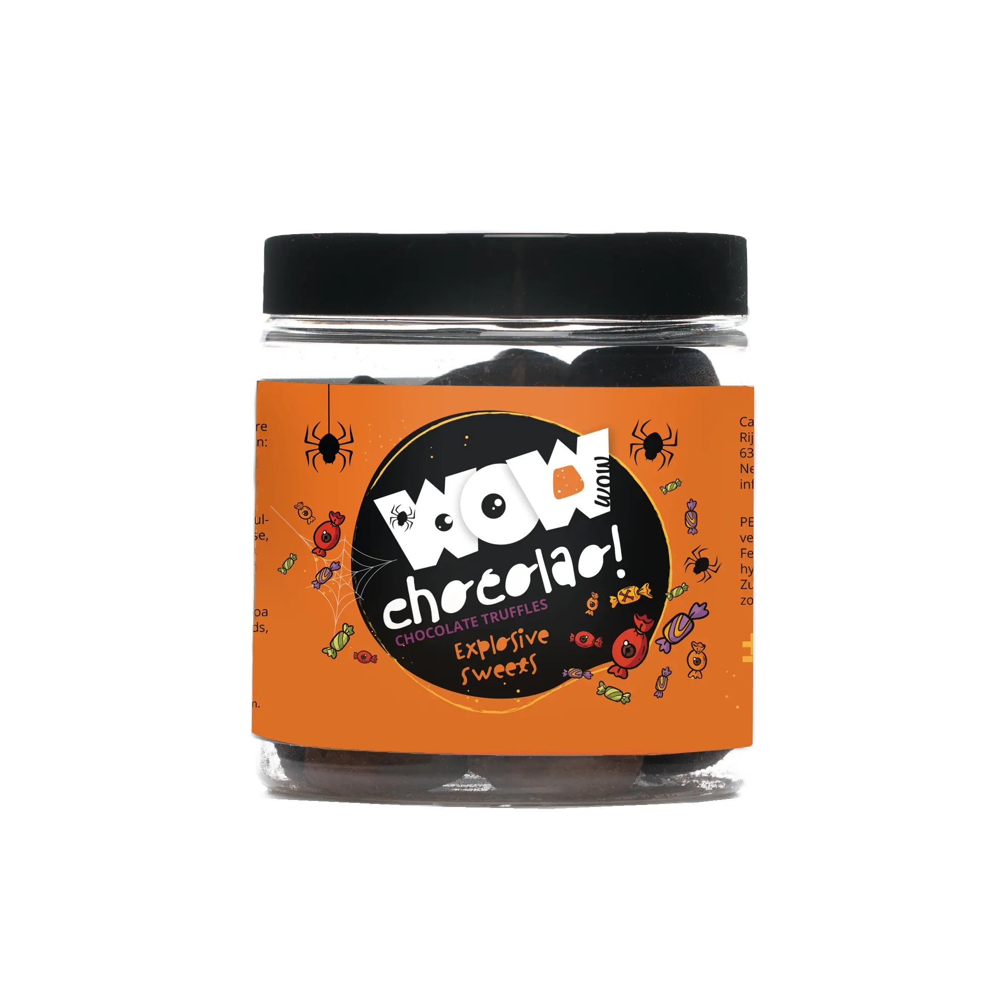 Explosive Sweets - Halloween Chocolate Truffles - 130g Gifting jar