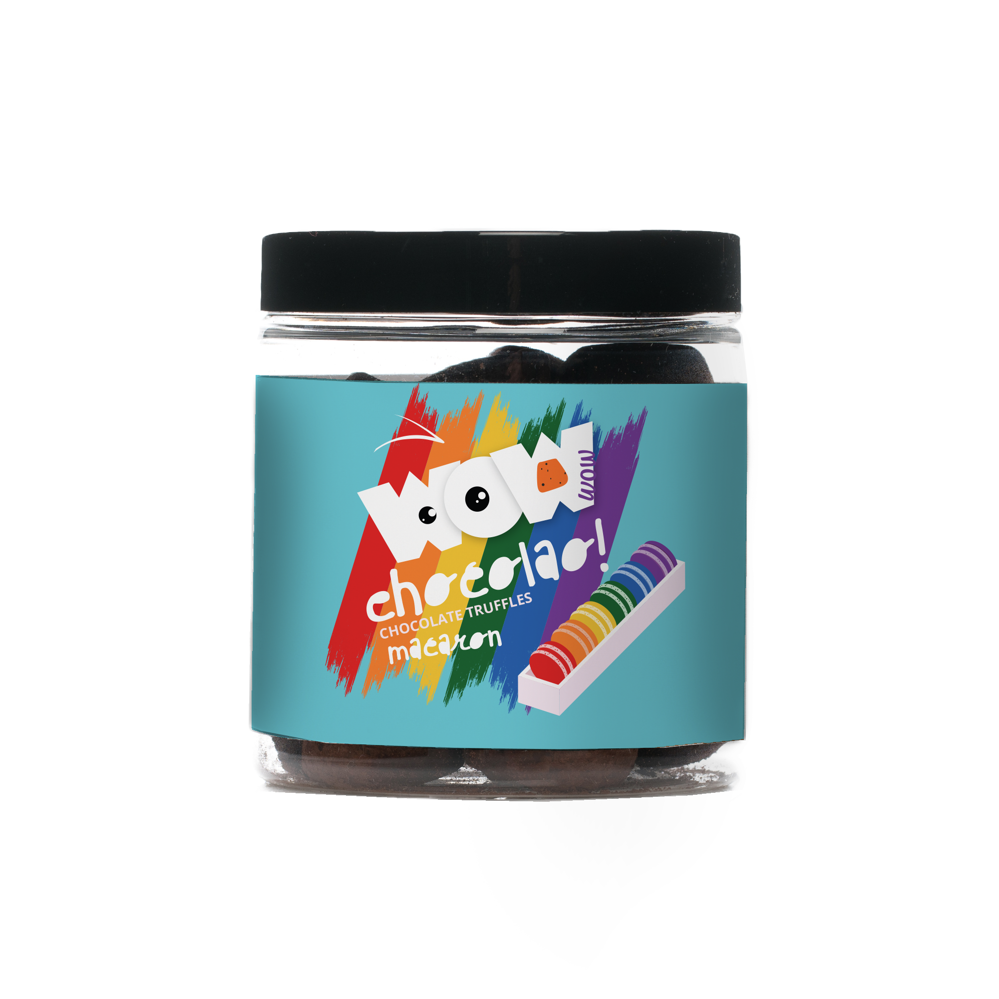 Macaron Pride month Chocolate Truffles - 130g Gifting jar