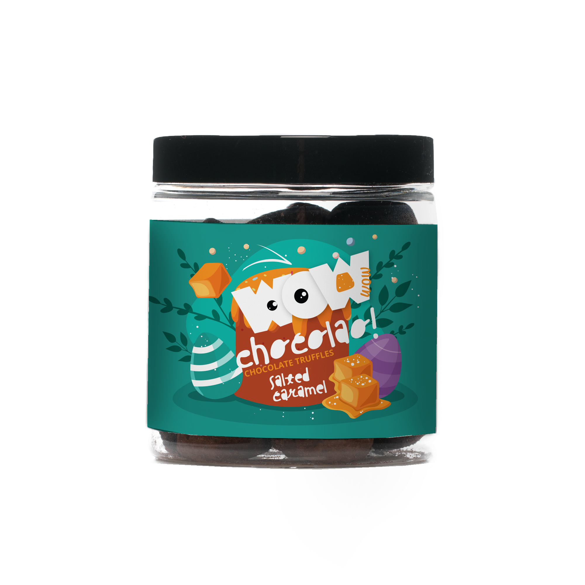 Salted Caramel chocolate truffles - Easter Gifting jar 130g