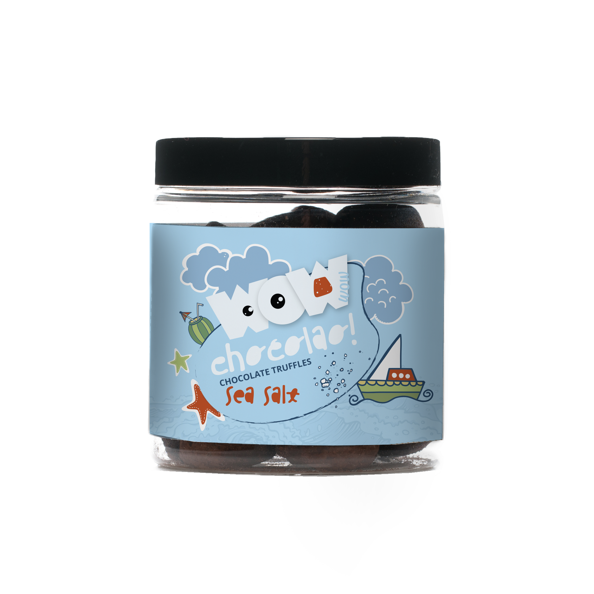 Sea salt Summer edition Chocolate Truffles - 130g Gifting jar