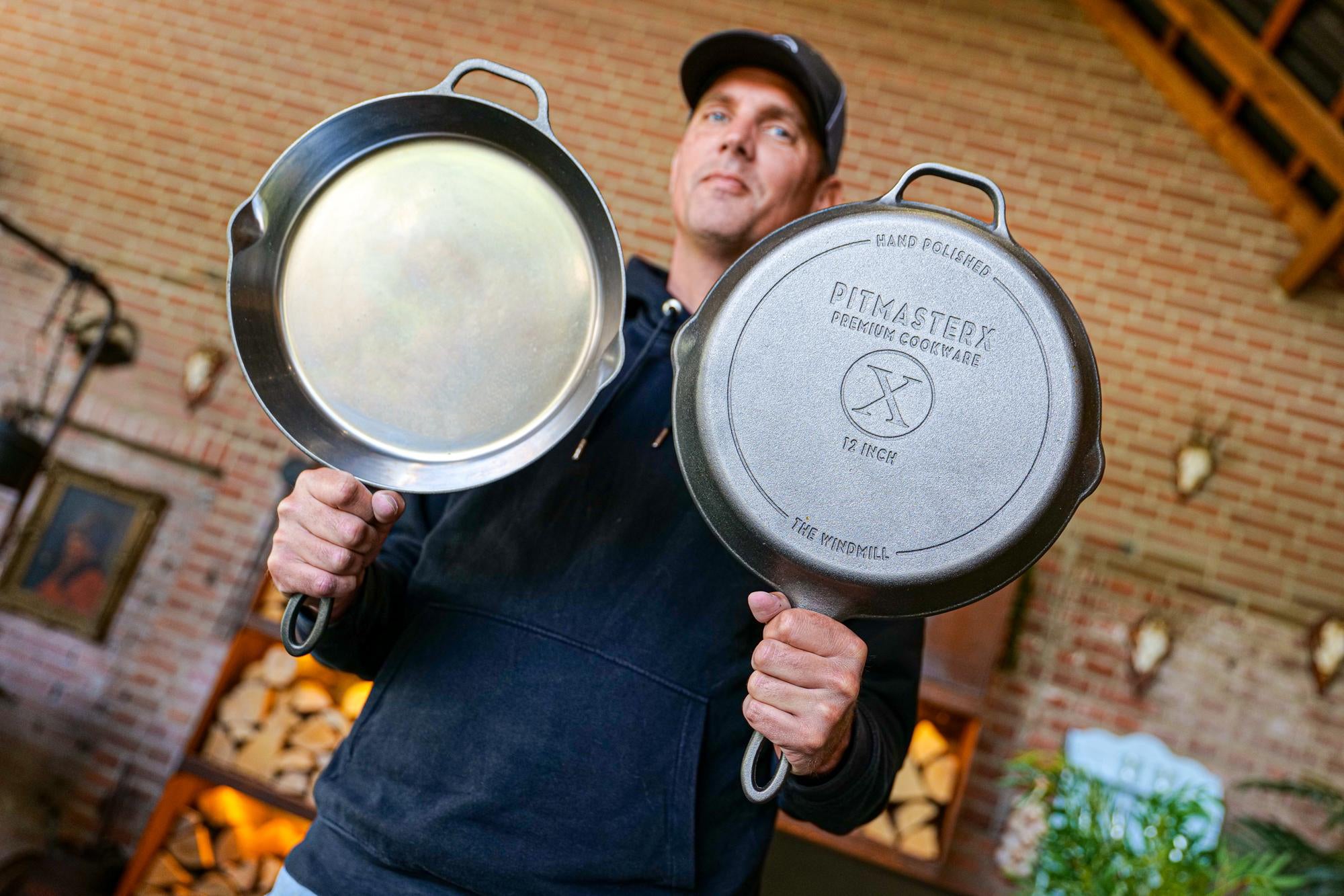 PitmasterX Hand Polished Skillet