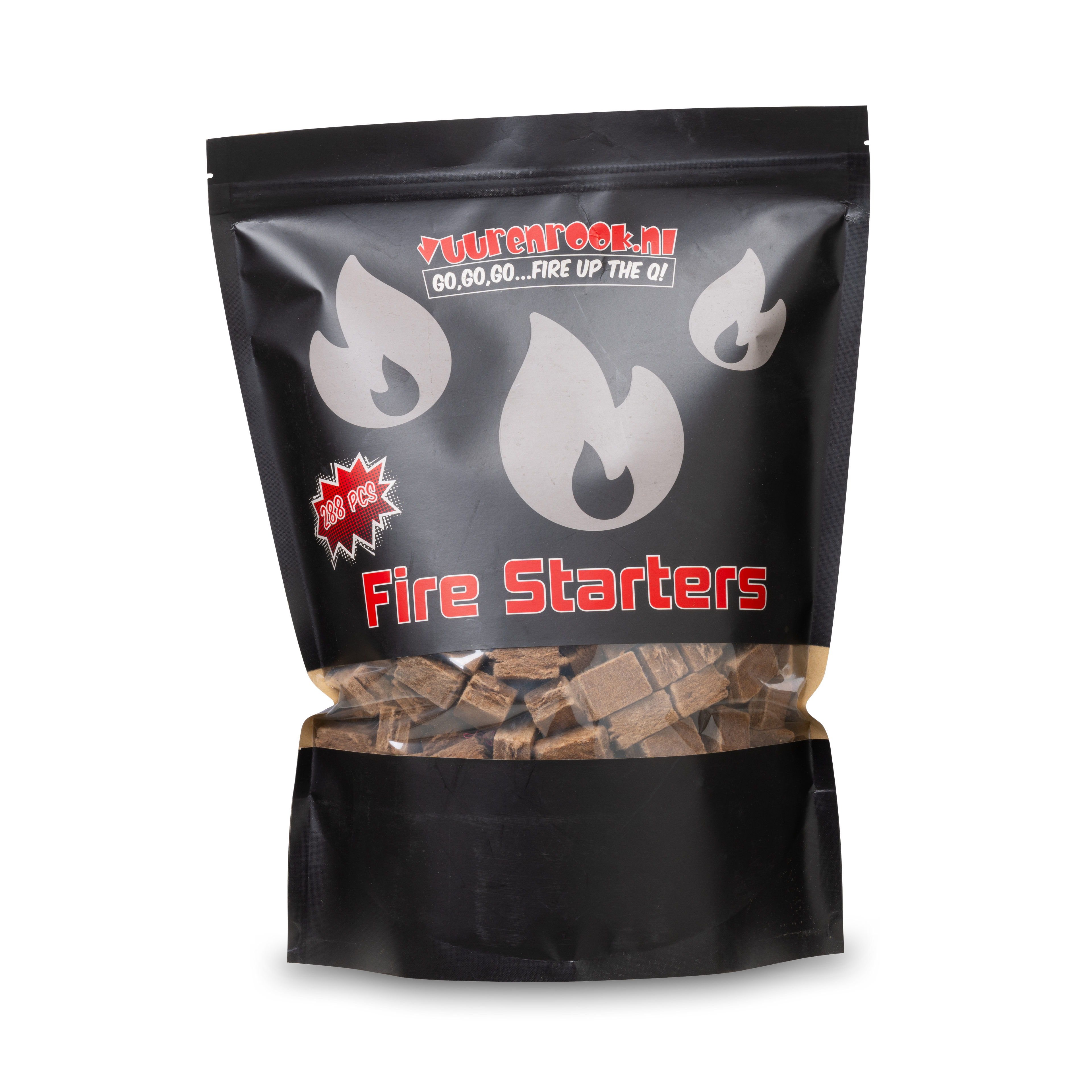 Vuur&Rook Aanmaakblokjes circa 288 stuks / 1,8 kg