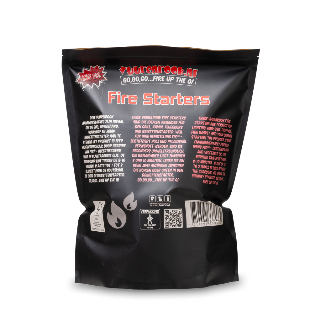 Vuur&Rook Aanmaakblokjes circa 288 stuks / 1,8 kg