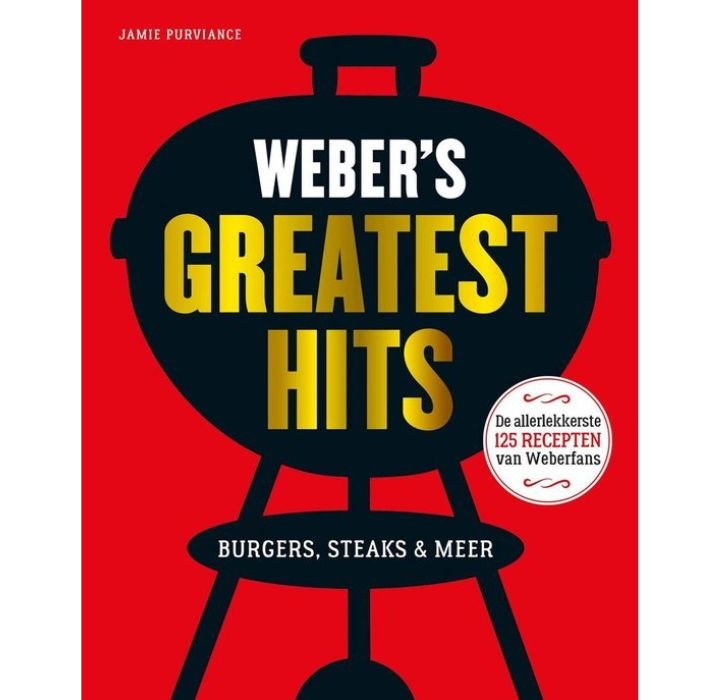 Vuur&Rook Acacia Serveerplank 42 cm + Weber's Greatest Hits