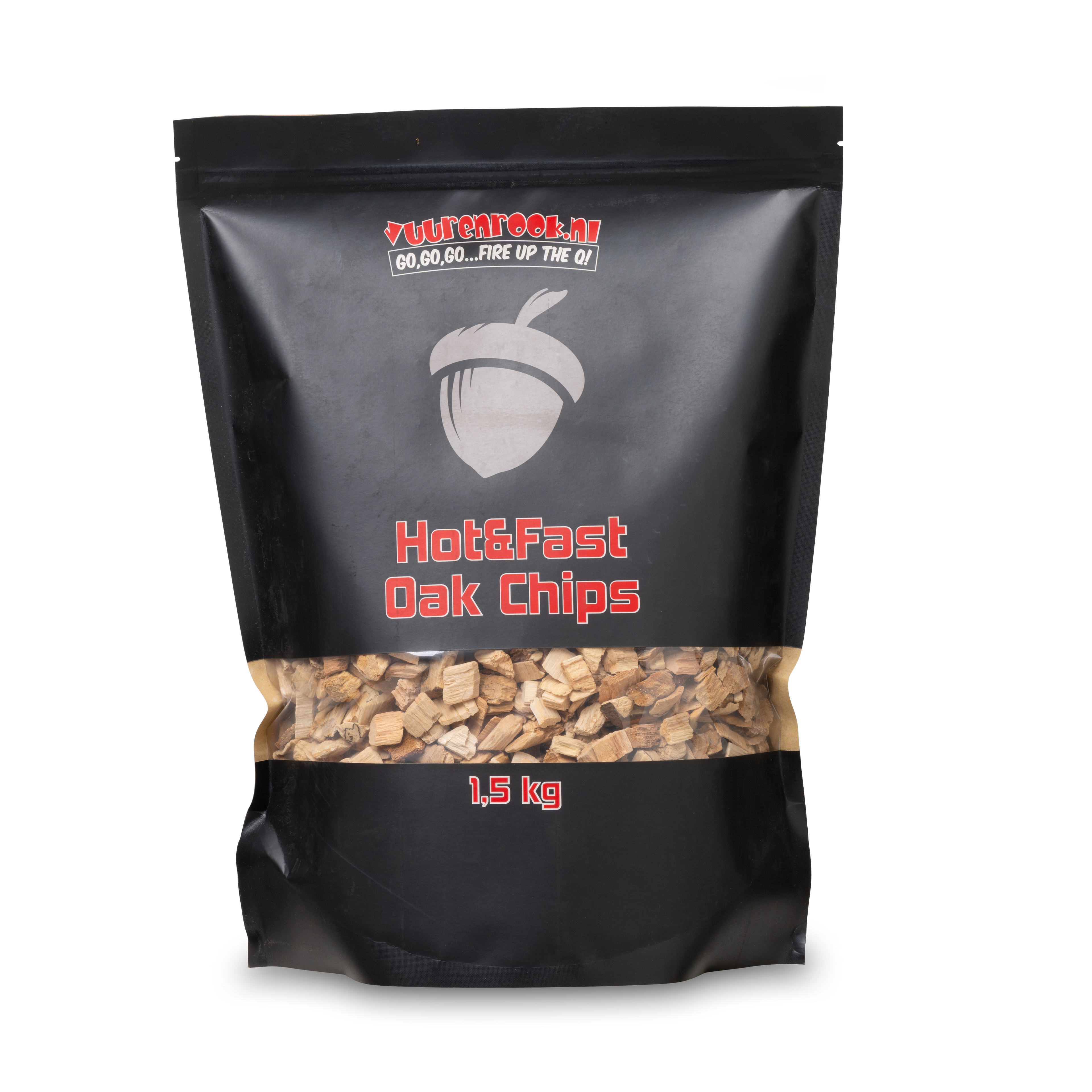 Vuur&Rook Hot&Fast Eiken Chips 1,5 kg