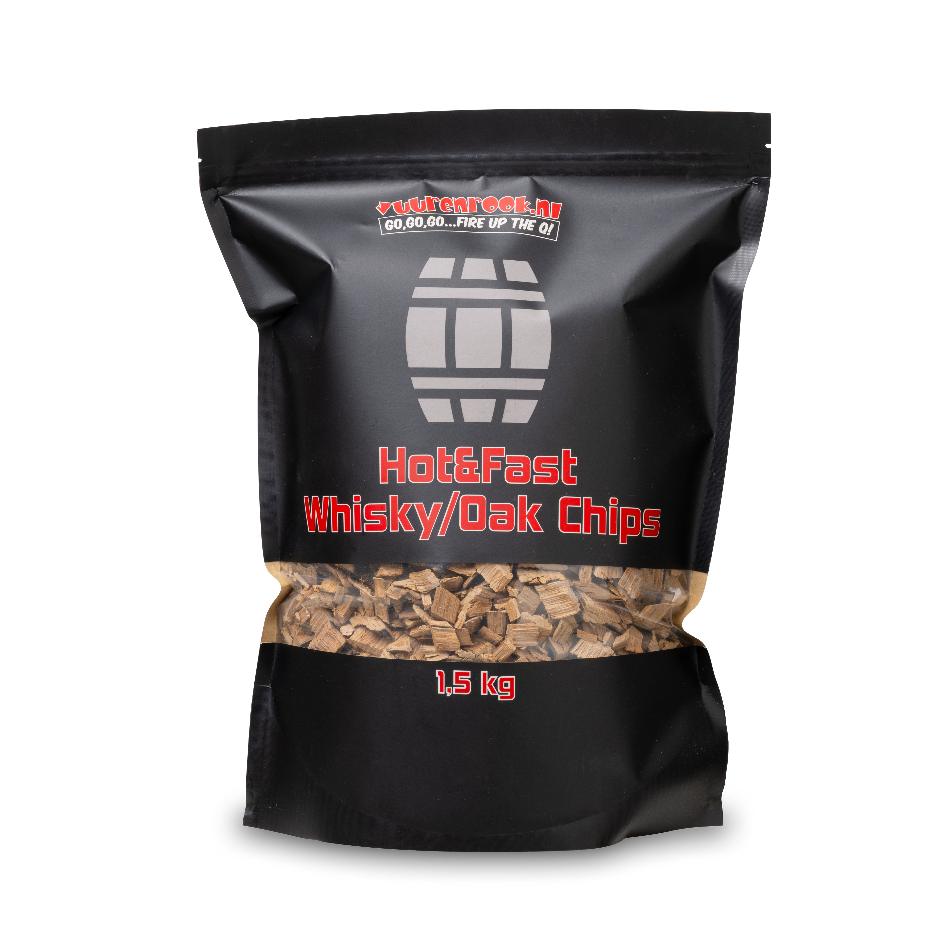 Vuur&Rook Hot&Fast Whisky / Eiken Chips 1,5 kg