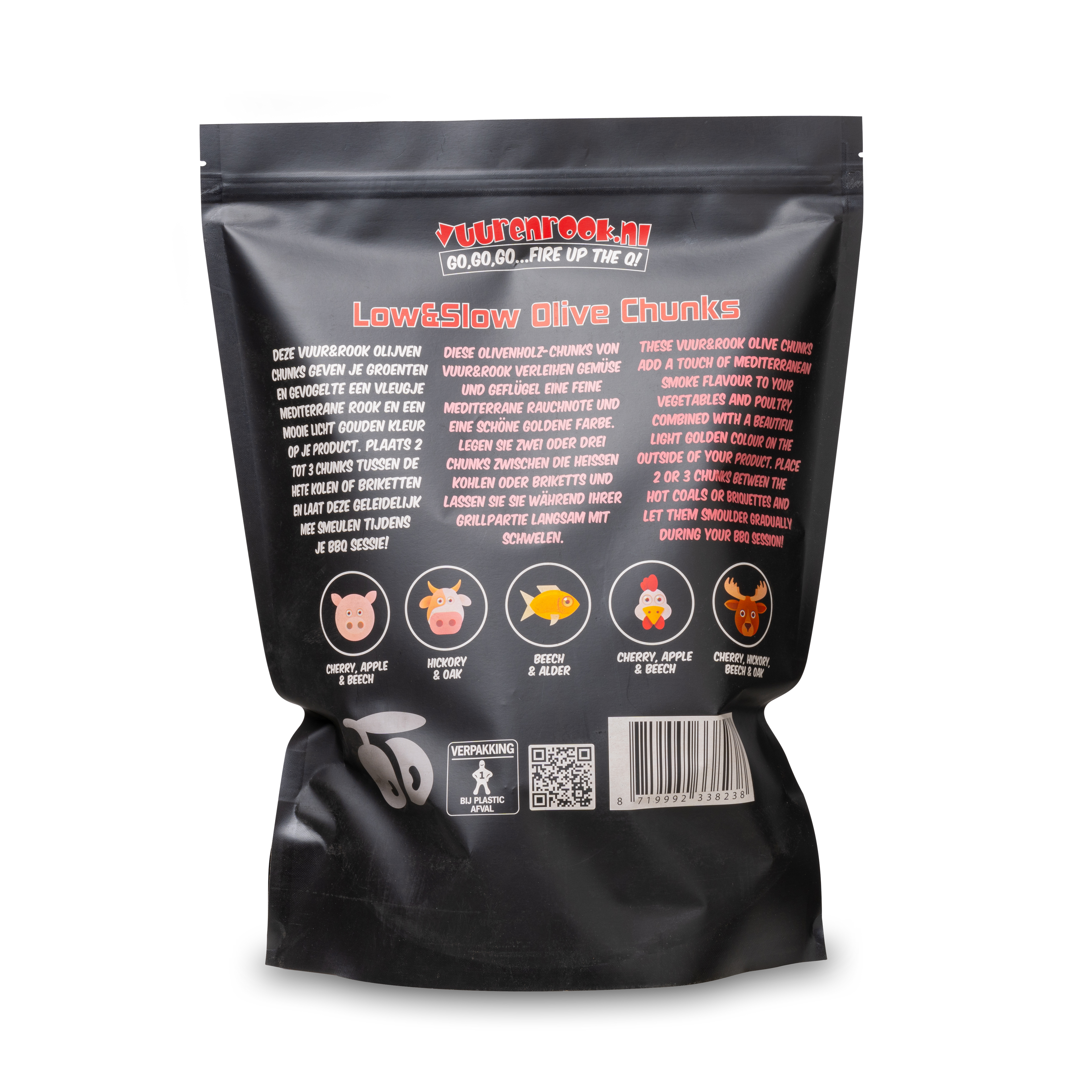 Vuur&Rook Low&Slow Olijf Chunks 1,5 kg