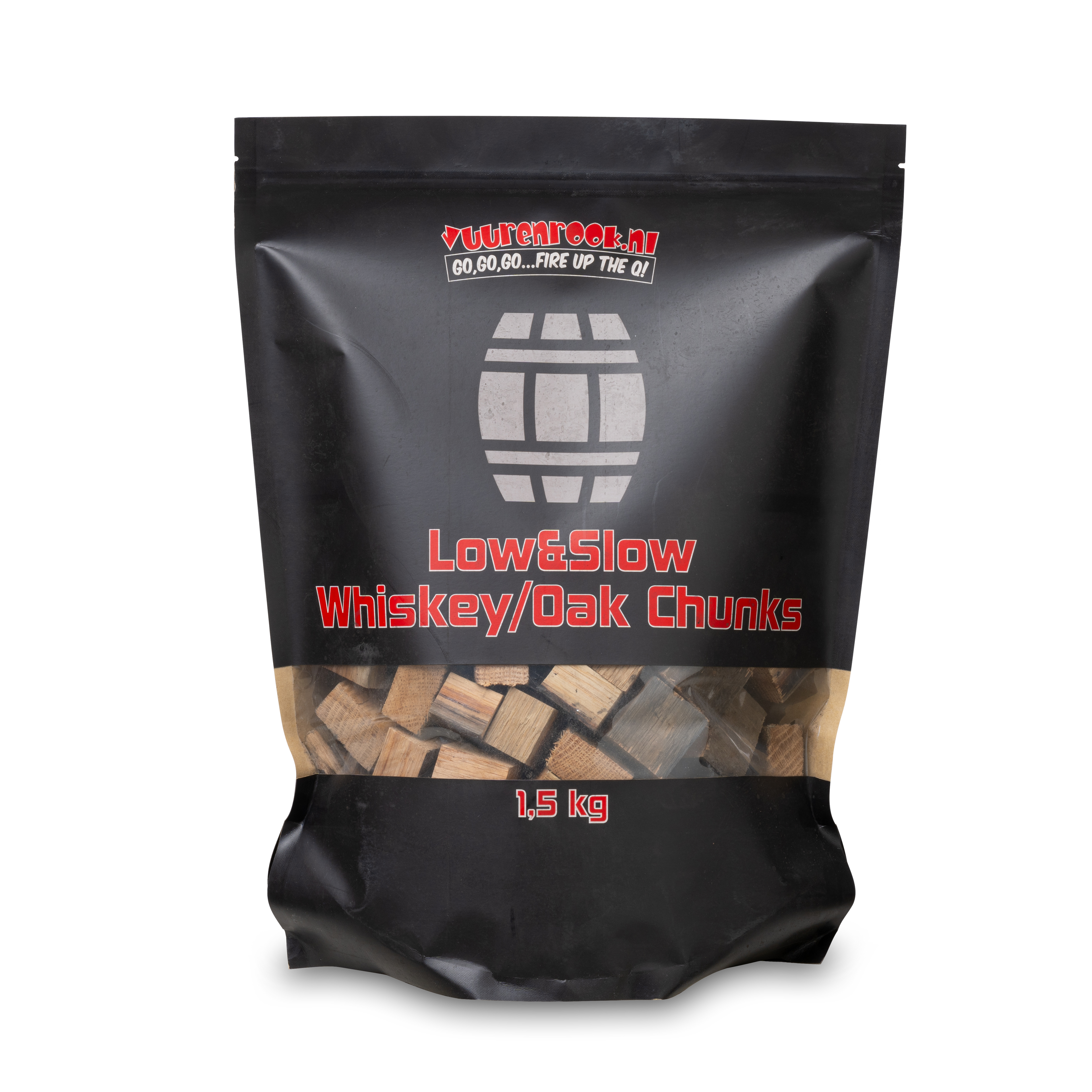 Vuur&Rook Low&Slow Whisky / Eiken Chunks 1,5 kg